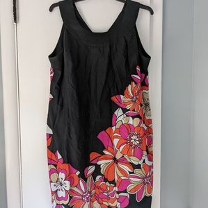 Lane Bryant Sleeveless Dress Size 20 Bold Floral
